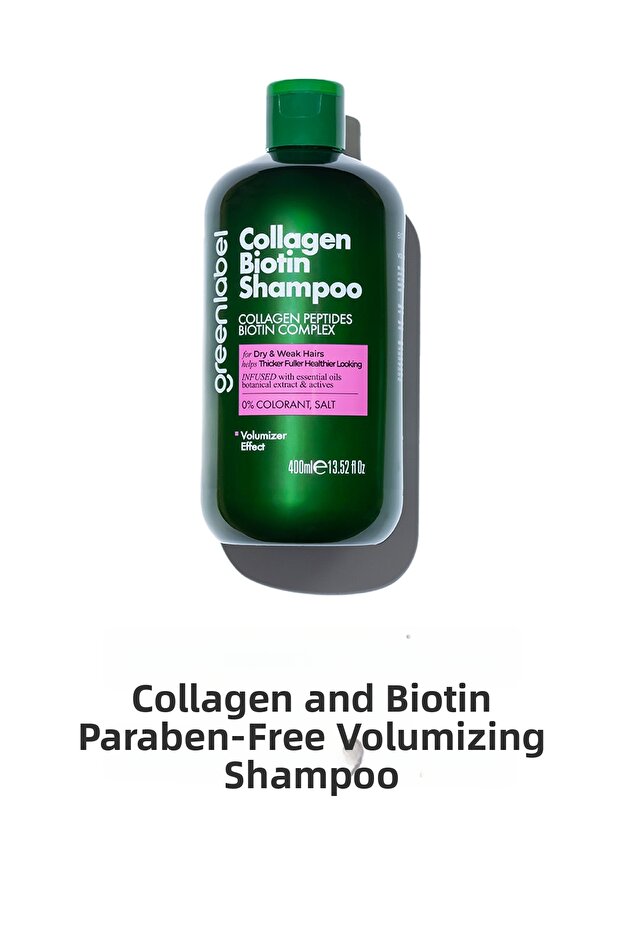 Collagen and Biotin Paraben-Free Volumizing Shampoo 400ml