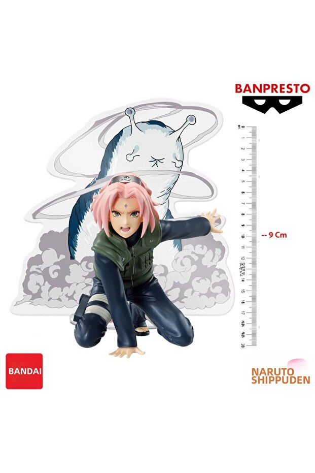 Naruto Shippuden Haruno Sakura 9cm Statue - Banpresto Panel Spectacle