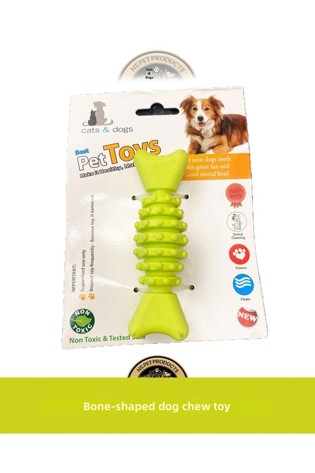 لعبة خدش أسنان الكلب على شكل عظمة - 3