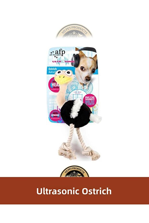 Ultrasonic Ostrich Plush Dog Toy 28X18.5X9 cm