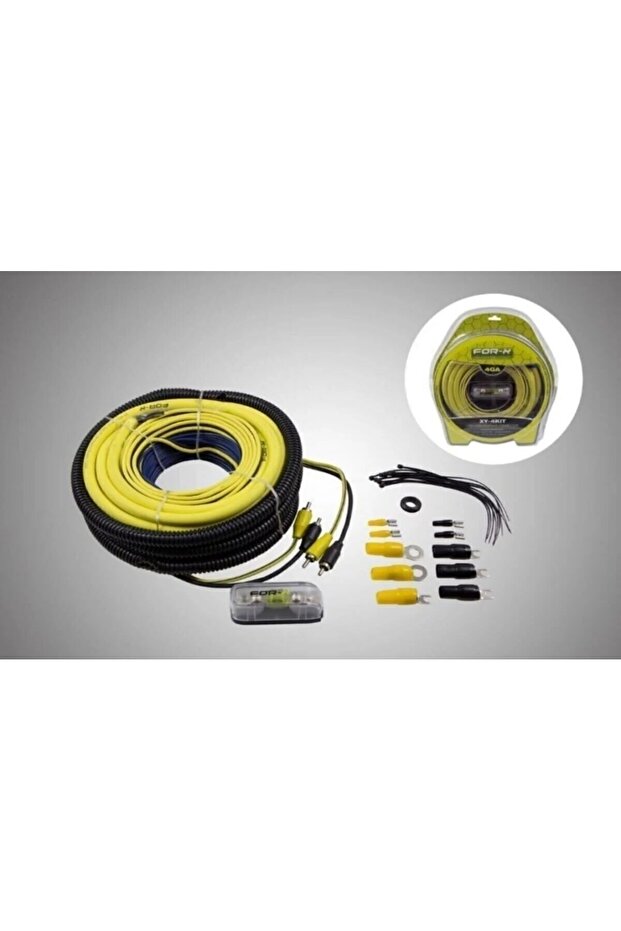 Xy-4kit Amfi Kablo Seti Kaliteli – Profesyonel Ürün Turuncu - 1