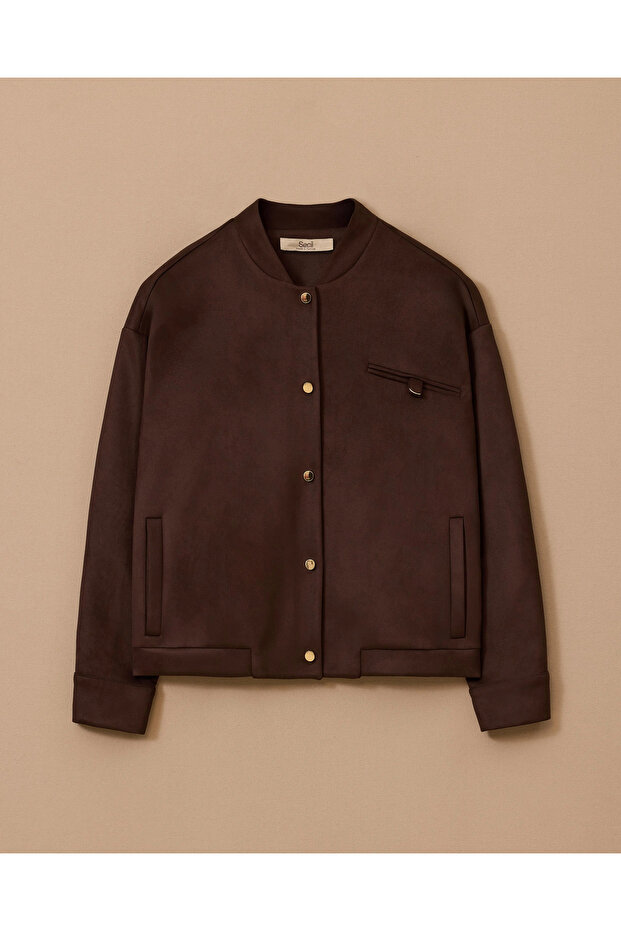 Cepli Süet Ceket - 7