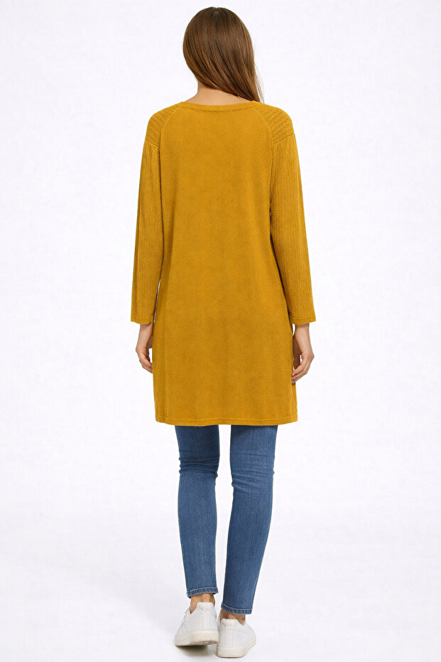 Merserize Düğmeli Çeket - 3