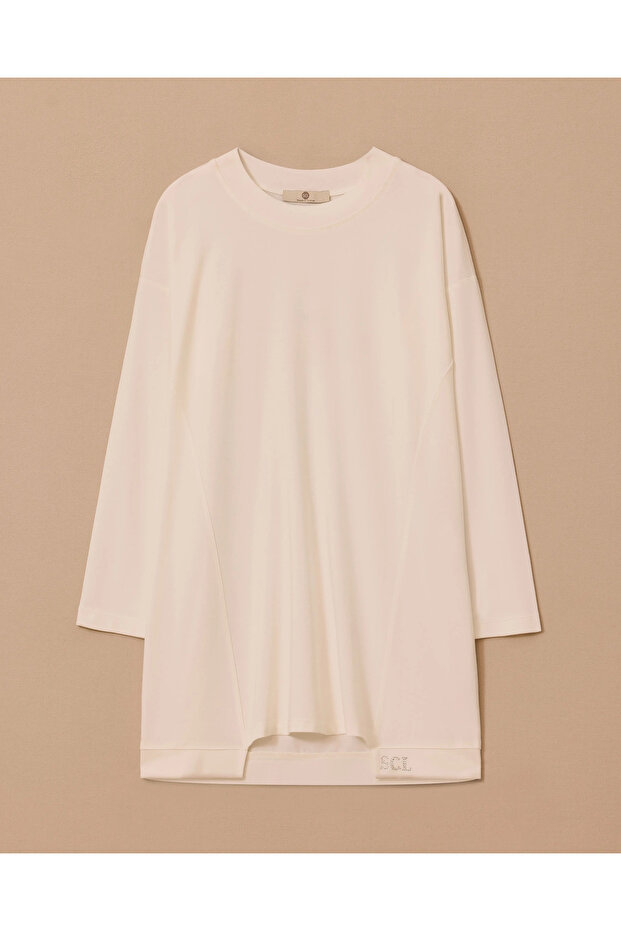 Sıfır Yaka Basic Tunik - 5