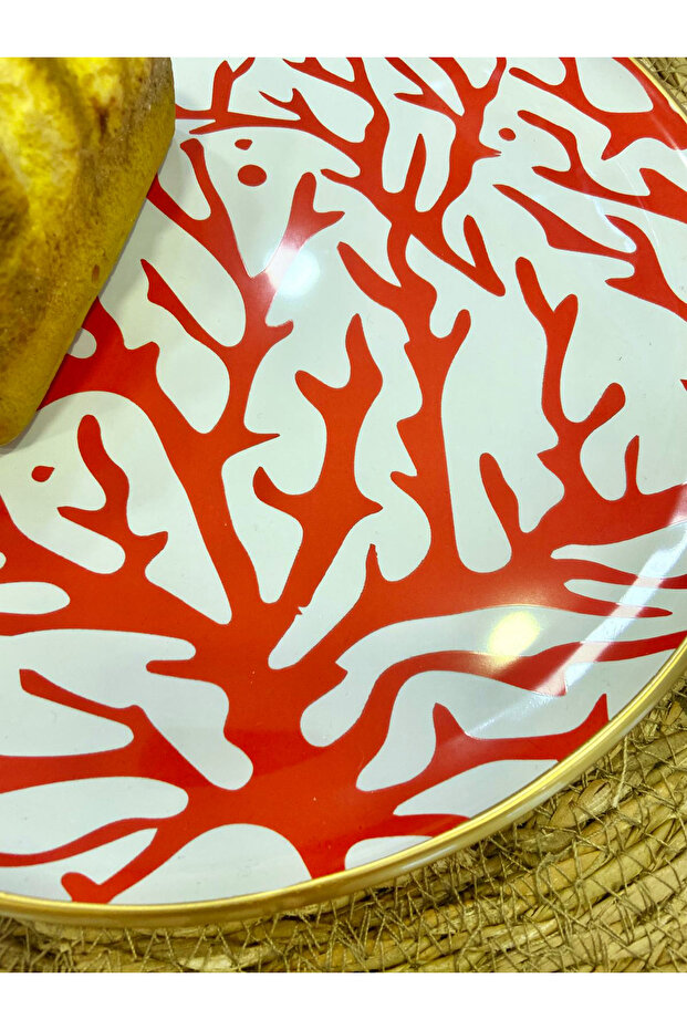 Mercan 6'lı Pasta Tabak 20cm - 2