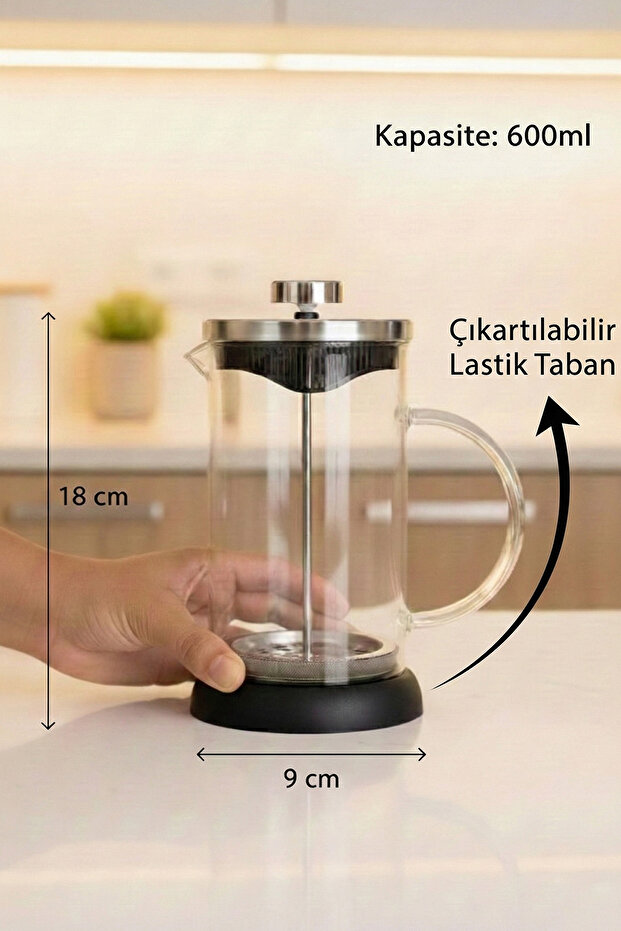 Stene - French Press 600 ml. - 7