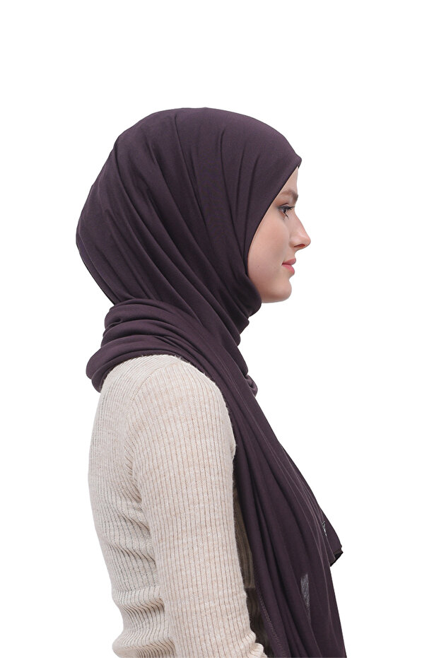 حجاب شال قطني ممشط عادي - 4
