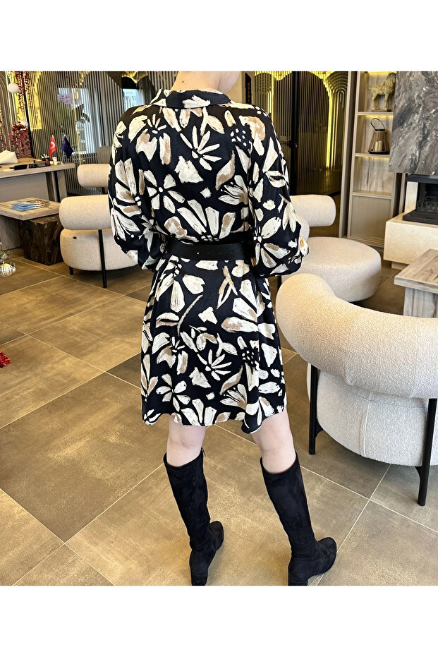 TUNİK SİYAH ELBİSE - 4