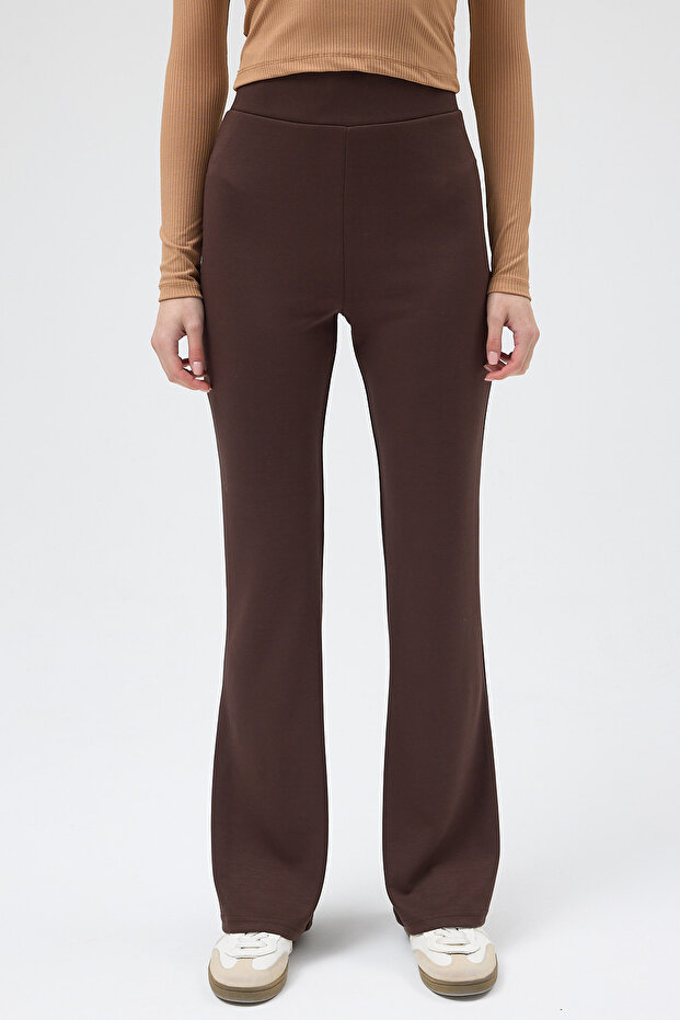 30005 واسع الأرجل بدلة رياضية بني - 2