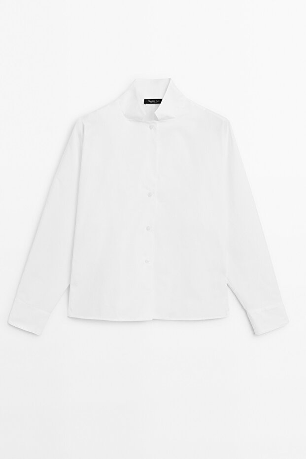 %100 pamuklu poplin gömlek - 5