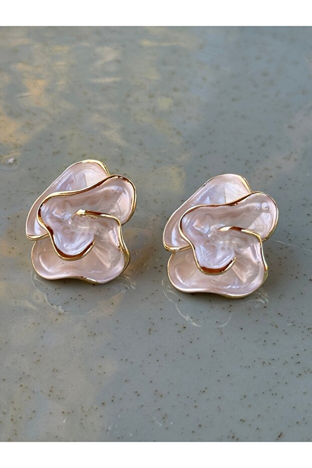 LunaPetal Çelik Küpe - 7