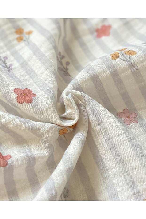 Grace - Blue Müslin Örtü - 2