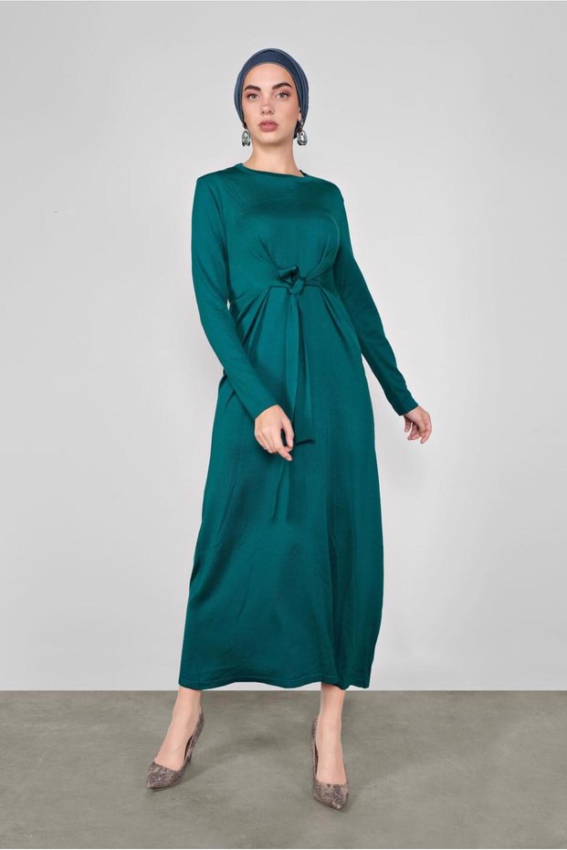 Shrimped Knitted Dress 41029