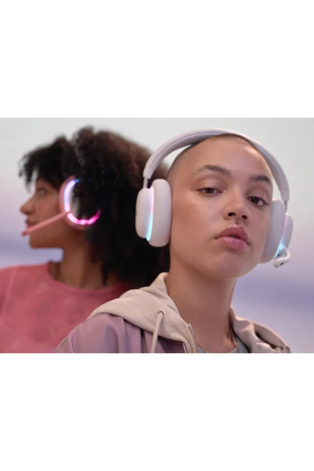 G Aurora G735 Lightspeed Wireless Illuminated White Gaming Headset - 981-001083 - 5