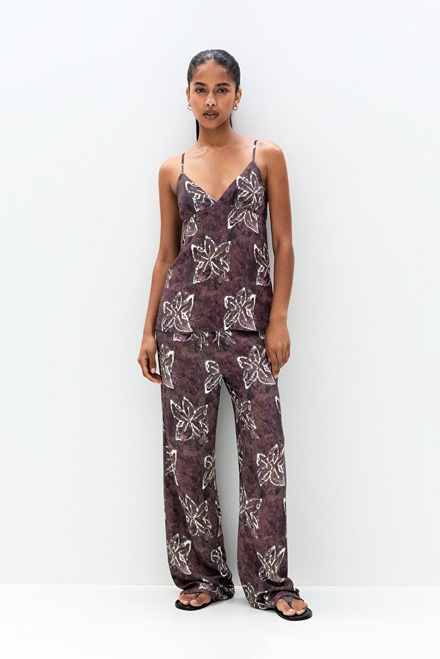 Çiçekli askılı top - 3