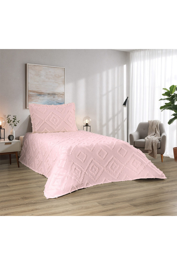Nordic Jasmin 2 Piece t Single Y Bedspread Powder