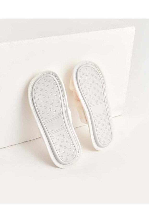 Kadın Çapraz Detaylı Ev Terliği - ÇUPİ - 4