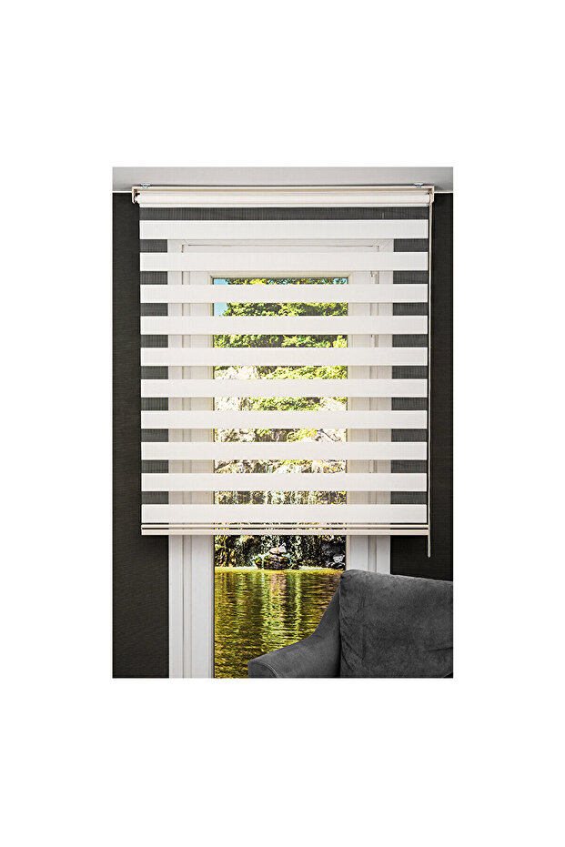 Zebra Perde Eko Bej 100*200 - 1