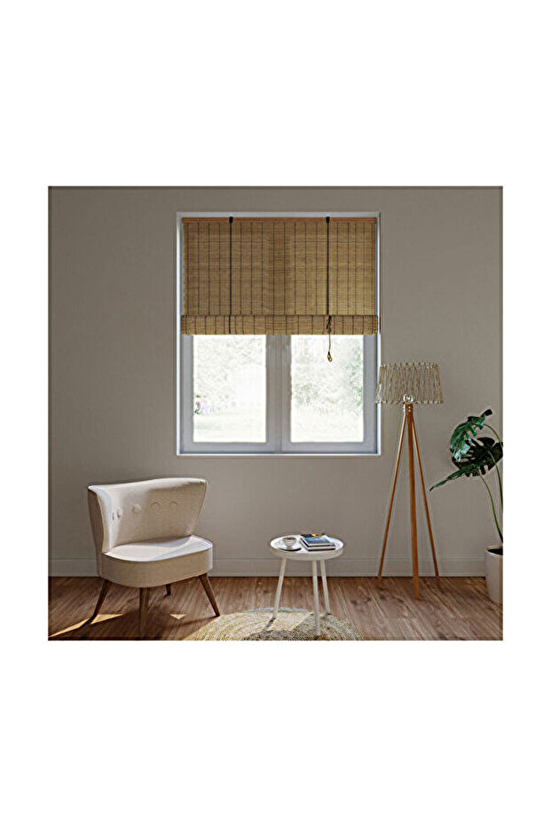 Stor Perde Ahşap Gör Bambu Kahve - 2