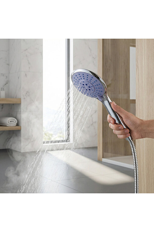 Elvis 5F 12 Cm Çap Krom Duş - 4