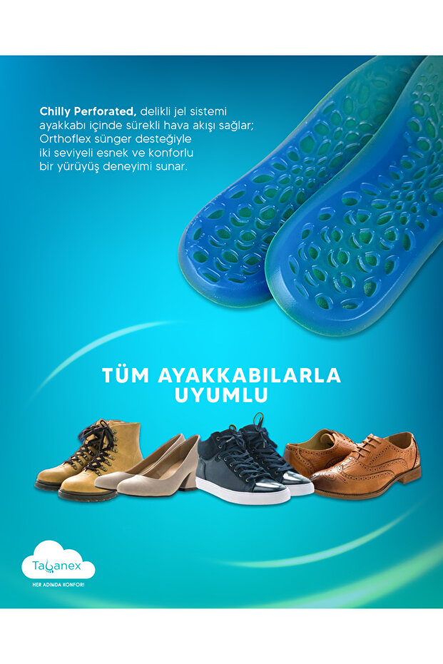 Chilly Perforated Jel Tabanlık - Erkek - 6