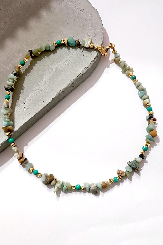 Kırık Doğaltaş Kolye - 1