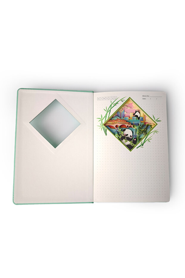 3D Panda Temalı Defter - 8