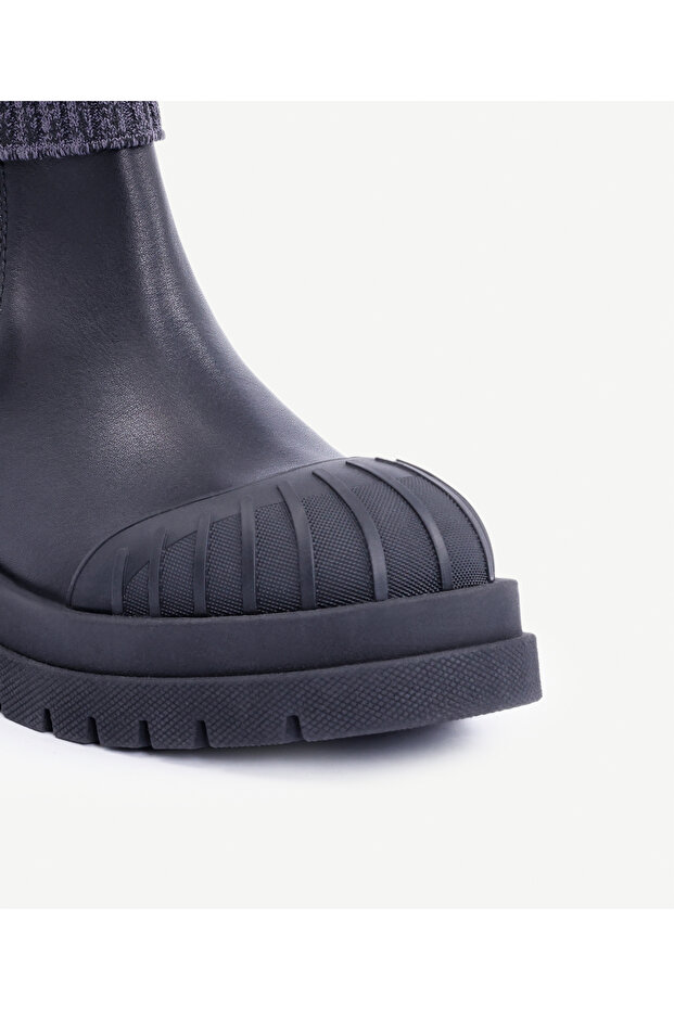 Triko Bilekli Deri Bot - 2