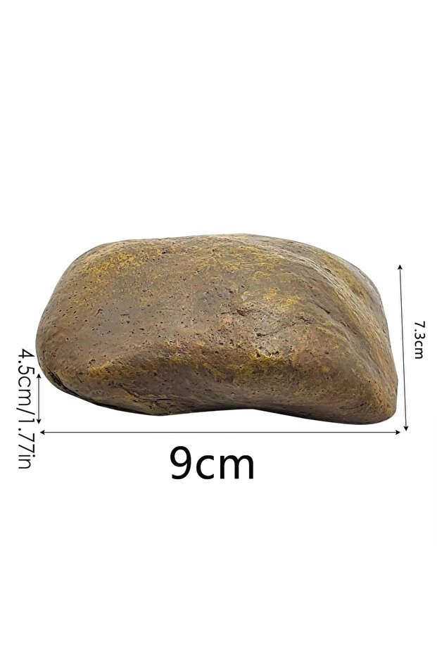 A Waterproof Simulation Hide Keys In Stone Safety Storage Box Outdoor Garden H idden Fake Rock Shap.