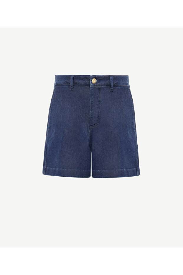 Çan Form Denim Bermuda - 5