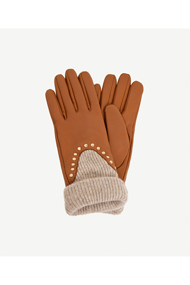 Triko Detaylı Eldiven - 1