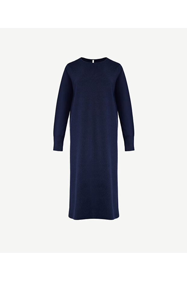 Midi Triko Elbise - 6