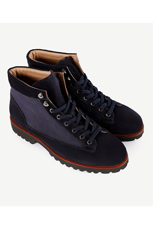 Retro Kalın Tabanlı Deri Bot - 5