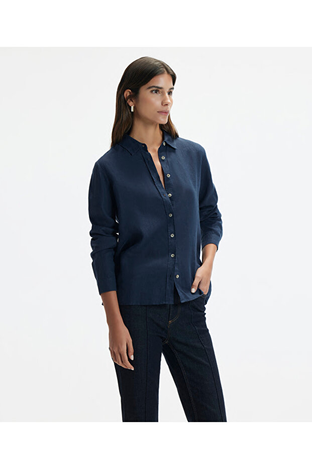 Basıc Detaylı Gömlek - 2