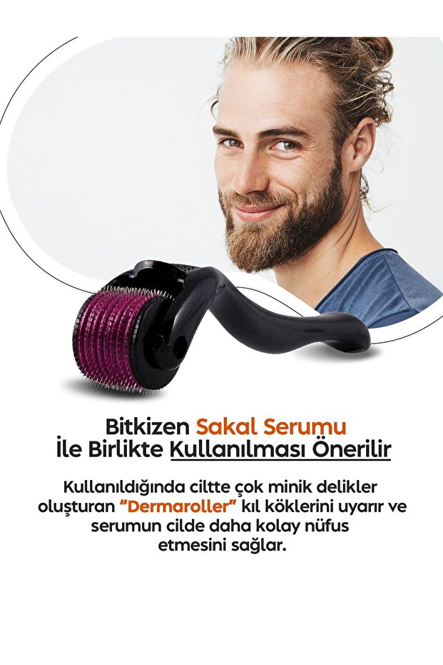 Sakal Serumu 30ml + Dermaroller Set - 3