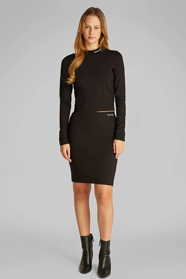 MILANO LOGO ELASTIC SKIRT Kadın Etek J20J224862-BEH - 1