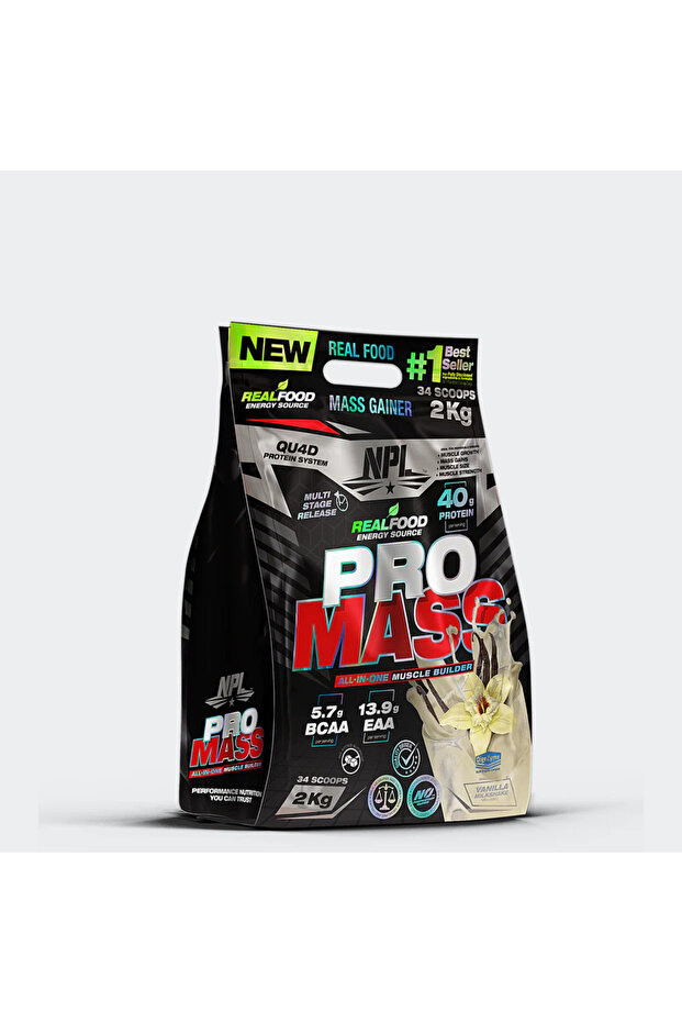 Pro Mass- 2kg- Vanilla Milkshake
