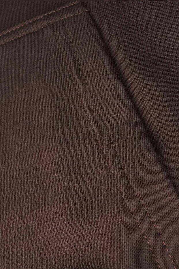 سترة أساسية بغطاء للرأس مصنوعة من قماش ثلاثي الخيوط بدون تطريز - 5