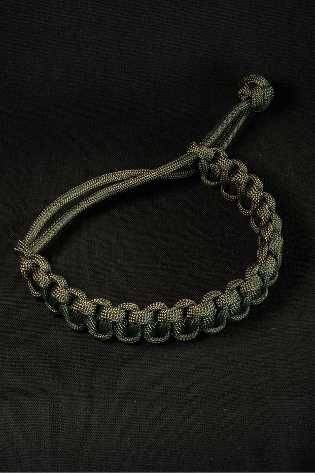 Parachute Cord Bracelet - Mountaineering Camping Bracelet - Outdoor Bracelet - Cobra Style Bracelet