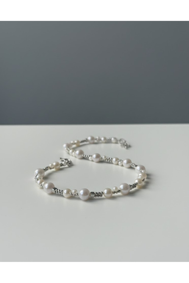 Adjustable Double Pearl Bracelet Set - 4