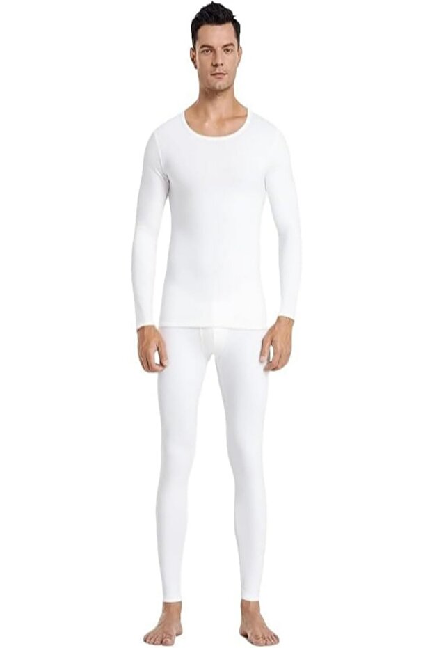 Men's Thermal Underwear Soft Comfortable Base Layer Set with Heat Retention for Cold Weather
