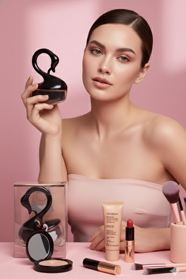Women's Swan Foundation Makeup Brush