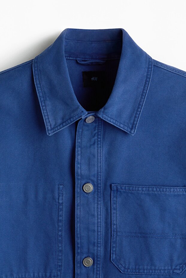 Kanvas Overshirt Gömlek - 7