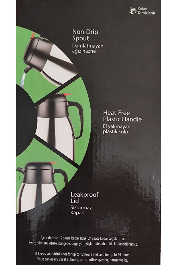 Paslanmaz Çelik 2 Litre Termos - 2