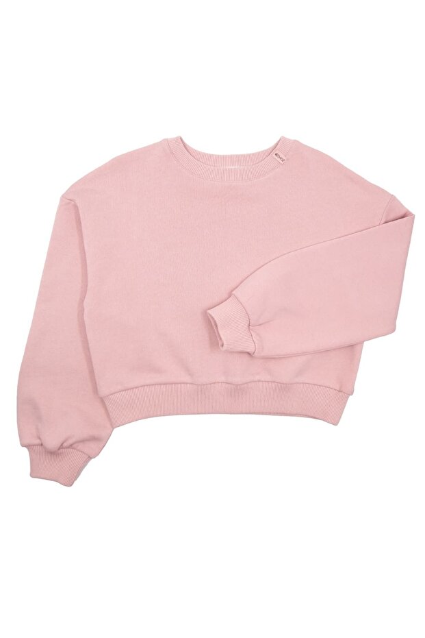 Organic Pink Winter Girls' Sweatshirt