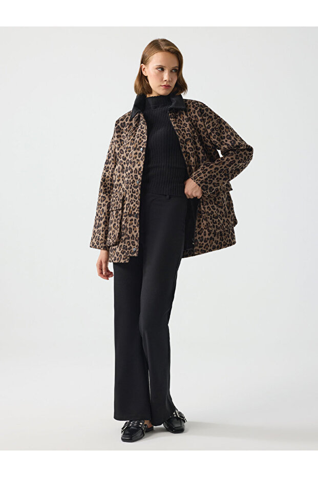 LEOPAR DESENLİ MONT - 5