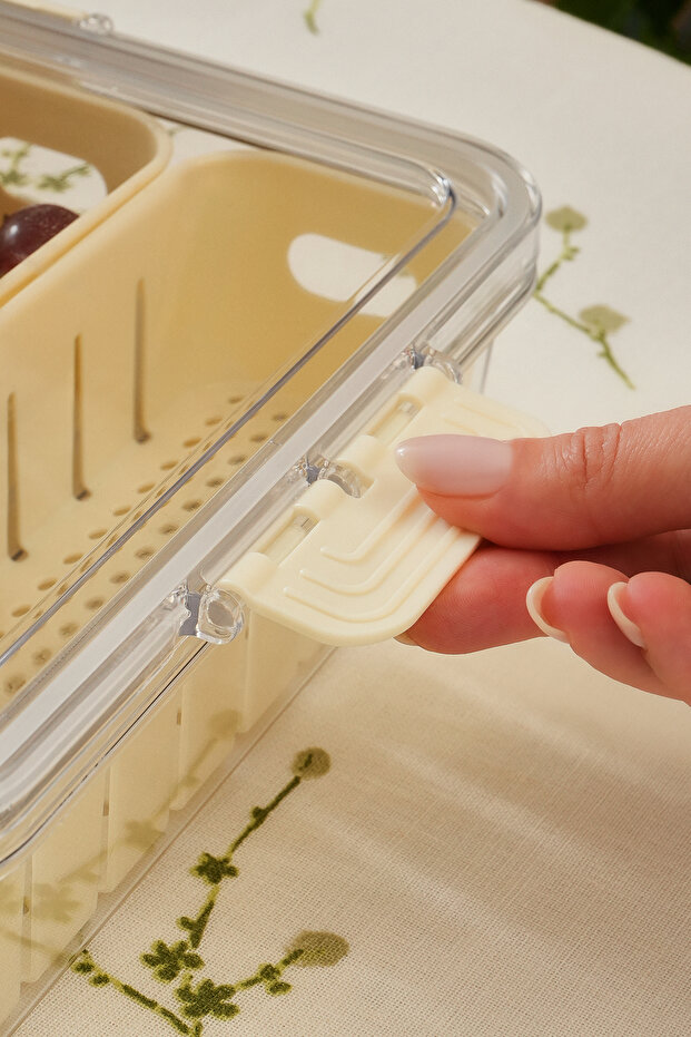 حاوية تخزين مستطيلة محمولة من سوزي بأربعة أقسام عمودية - 5