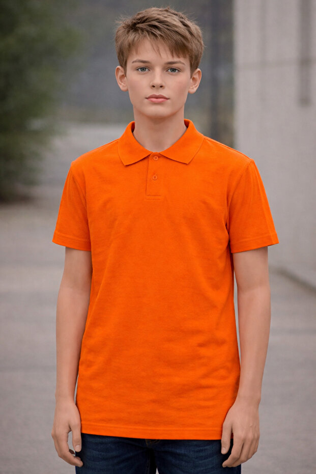 Polo Collar Children's T-Shirt