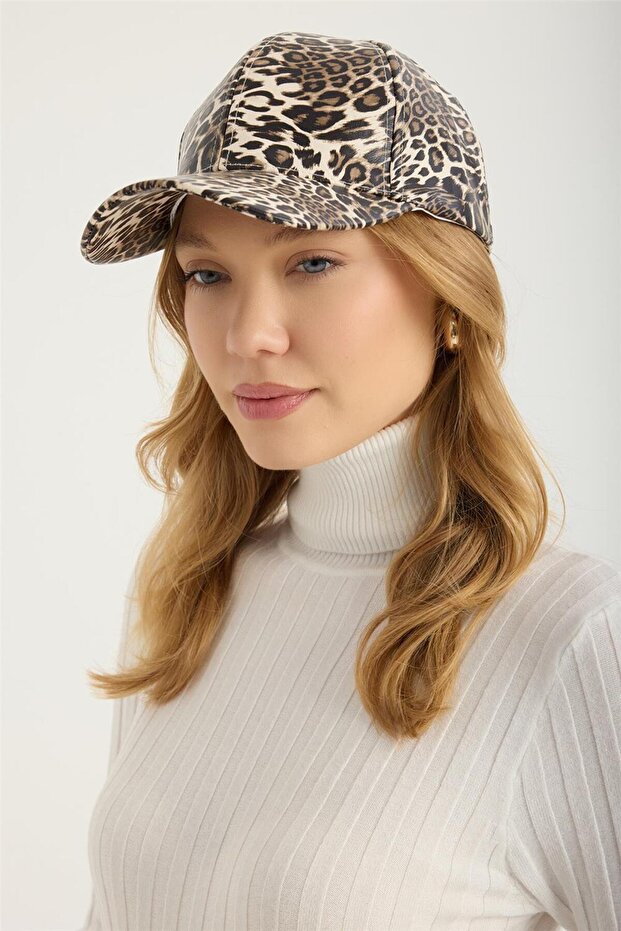 قبعة منقوشة بنمط الفهد - 2