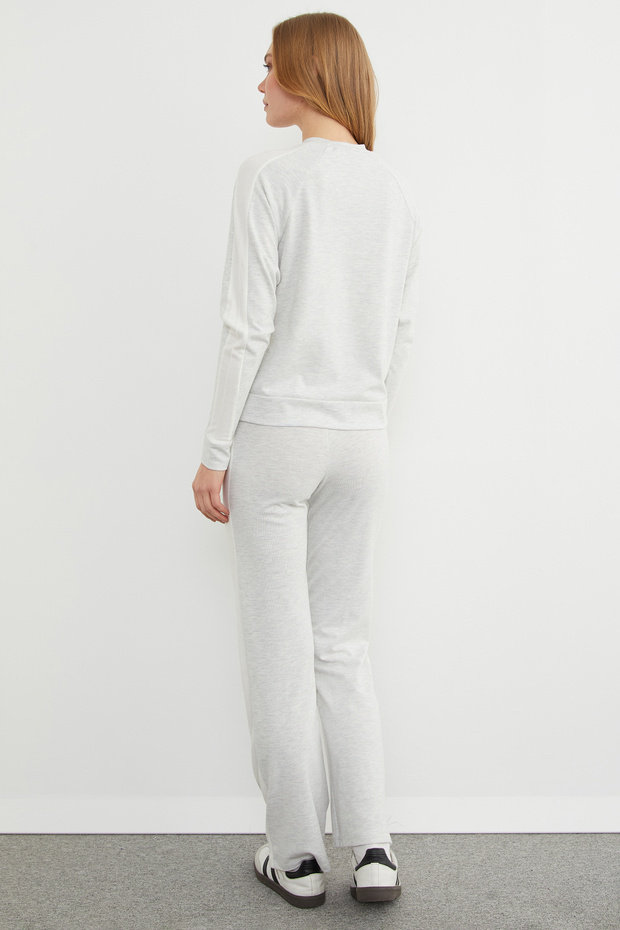 Basic Bisiklet Yaka Şeritli Modal 2 Li Takım - 8